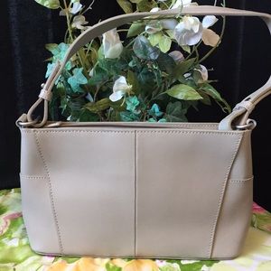 KENNETH COLE LEATHER SHOULDER PURSE